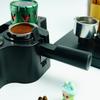 1set Coffee Machine Handle 20cm For Dongling 51mm Three Ear Aluminum Alloy Bottomless Coffee Machine Handle Replacement Parts