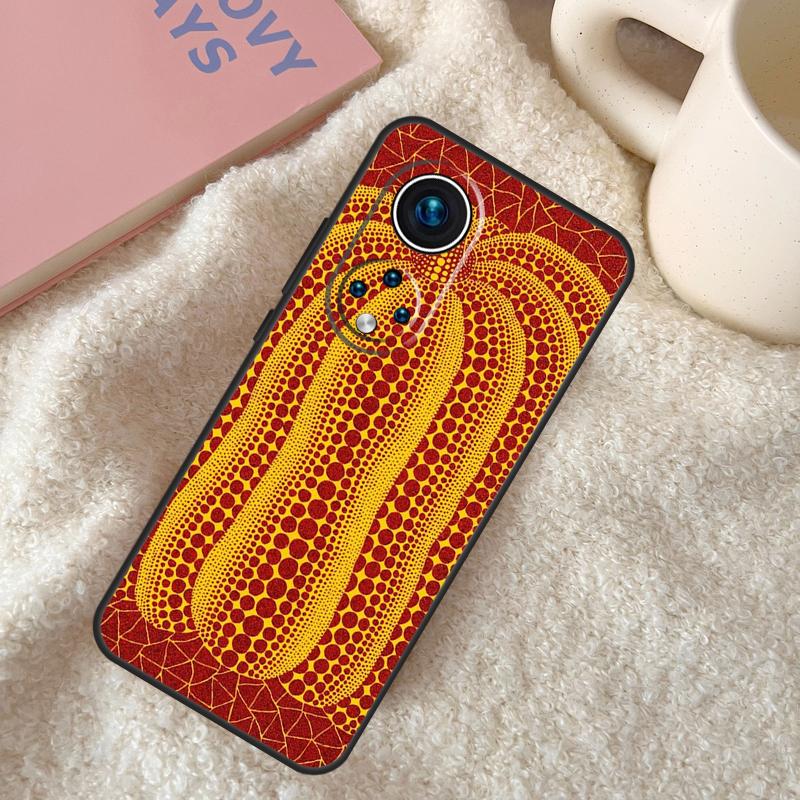 Yayoi Kusama Pumpkin Art Case For Honor X9a X8a X8b X9b X9c X8 X9 50 70 90 Lite Honor 200 Pro Magic 7 5 6 Lite Coque