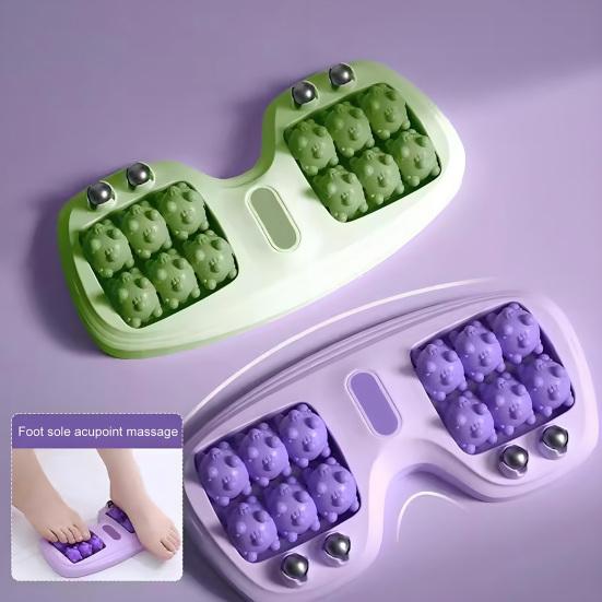 Cat Paw Foot Massager Reflexology Roller with Magnetic Beads Massage Device for Plantar Fasciitis Relief Portable Arch Pain Relief Tool