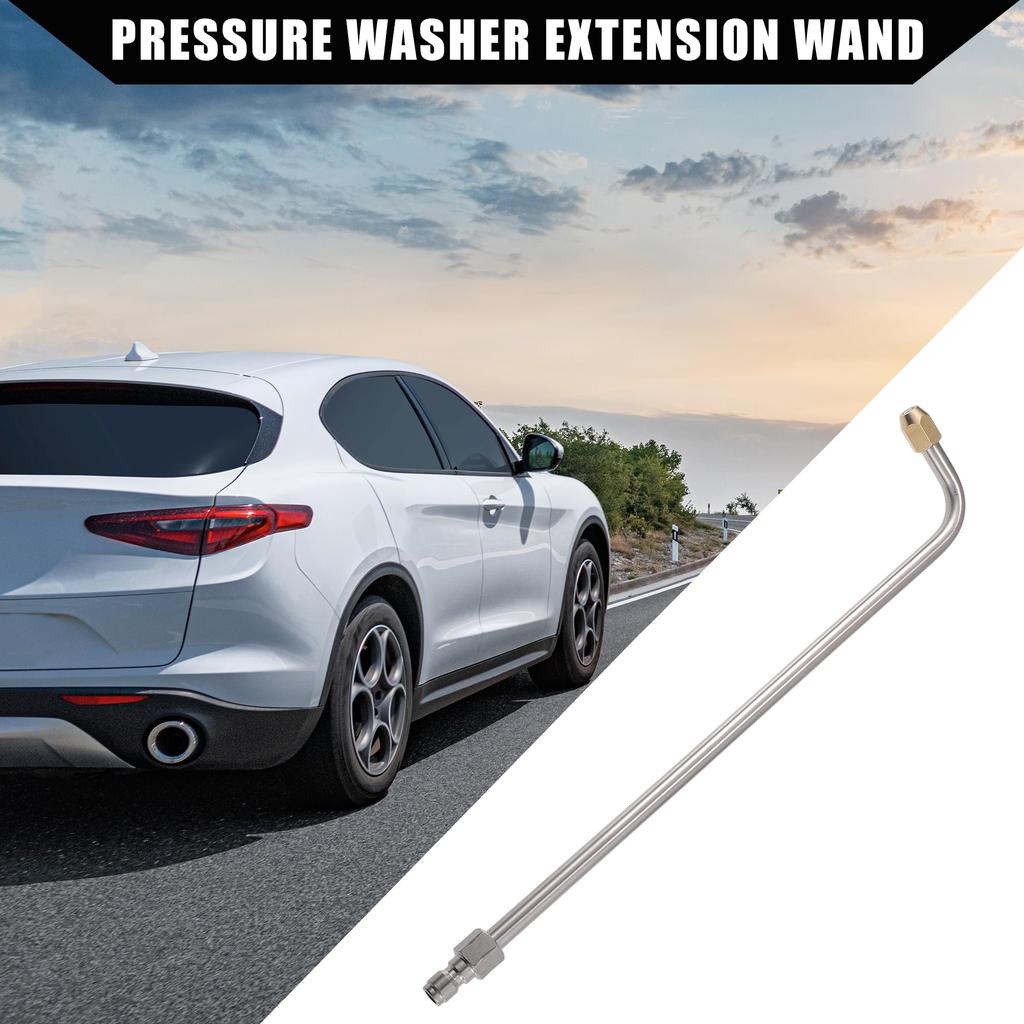 Hihaha Hochdruckreiniger Verlängerungsrohr, Sprühpistolen-Verlängerungsrohr/Außen-Hochdruckreiniger für Autos und Motorräder/L-förmig 90 Grad, 1 Stück