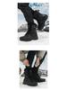Men's Winter Waterproof High-Top Fleece-Lined Hiking Boots – Non-Slip Snow Boots for Outdoors