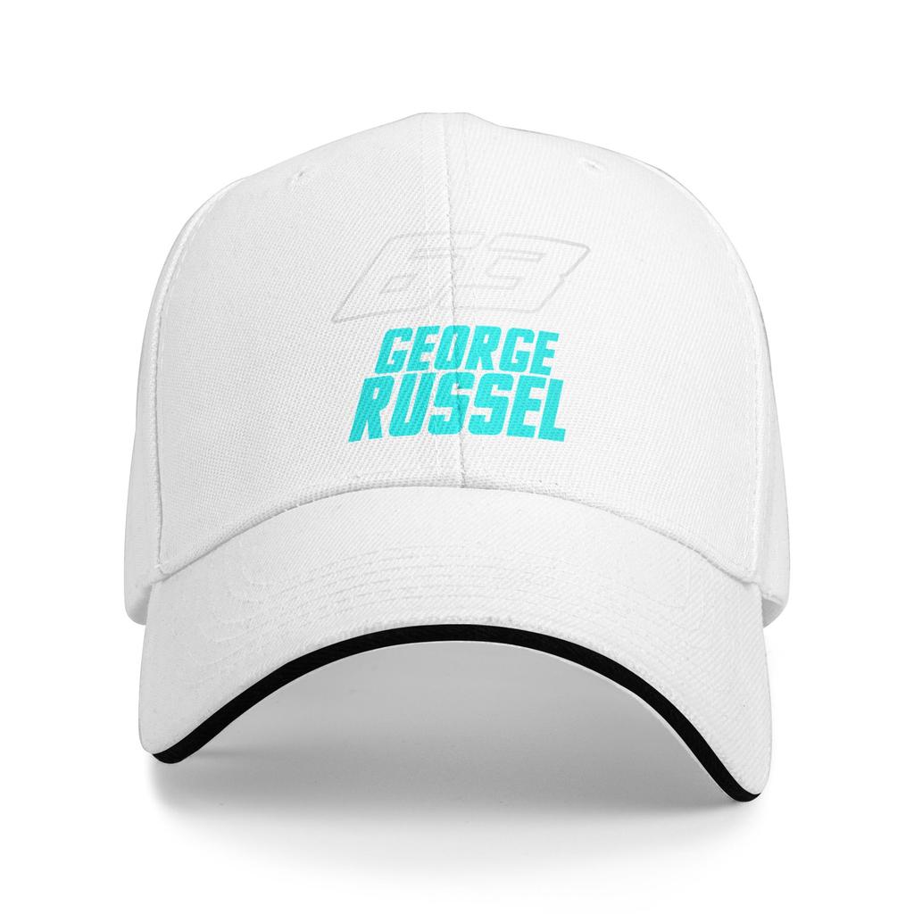 Frühling George Russell Baseballkappe Wandern Angeln Vintage Design Sonnenschutz Truckerhut Unisex Damen Hochwertige Snapback Kappe