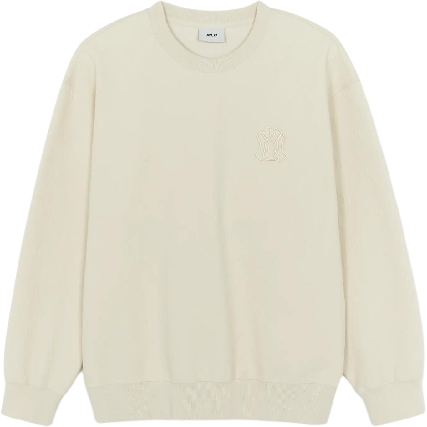 MLB Sweatshirts Men s Cream Crew Neck Moderate 3AMTM0254-50CRS M