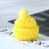 Korean Style Knitted Wool Hat with DIY Pompom Decoration - Mini Christmas Accessory