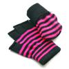 Gothic Comfortable Elastic Fingerless Knitted Gloves Knit Mittens Striped Thicken