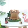 Mini Micro-landscape Ornament Kawaii Pastoral Style Desk Craft Lawn Resin Ornament  Bedroom