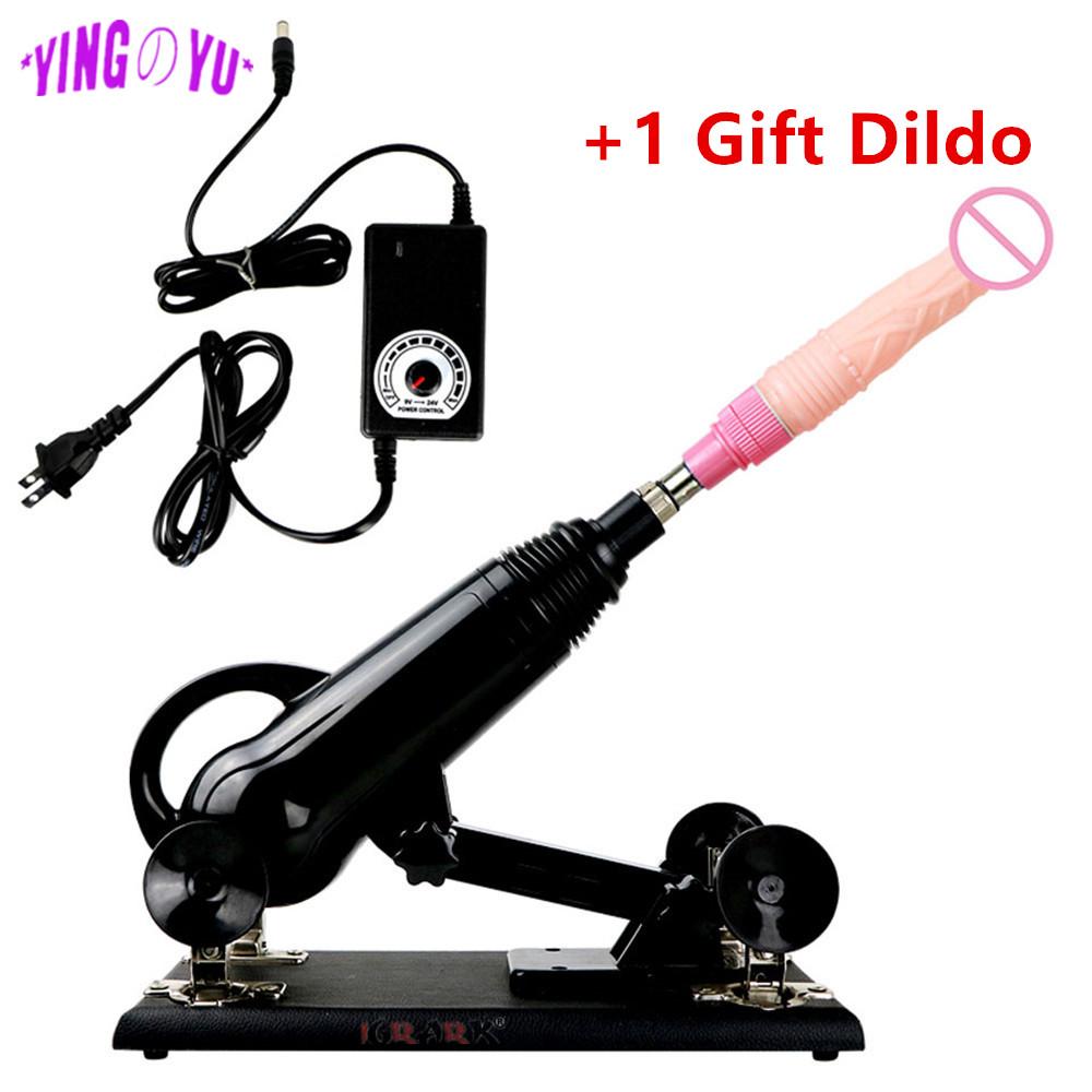Kvinnelig Vibrator Sex Maskin Onani Pumpepistol Dildo Anal Vagina Vedlegg Onani Automatisk Sexleketøy for Kvinner Menn