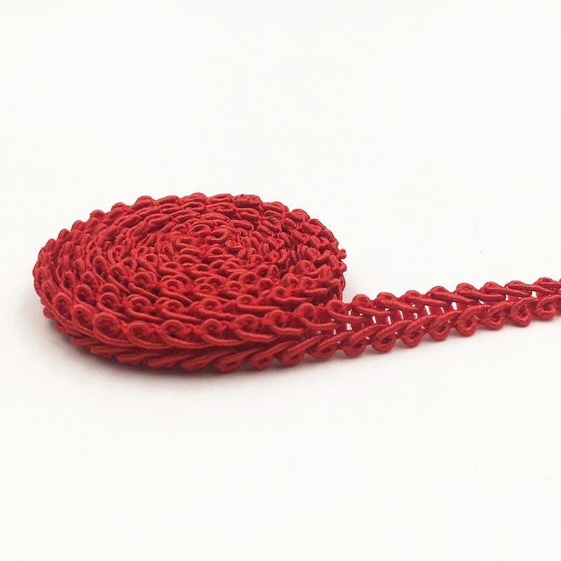 5 meter 8 mm pynt sy blonder gull sølv tusenbein flettet blonder bånd hjemmefest dekorasjon DIY klær kurve sy blonder