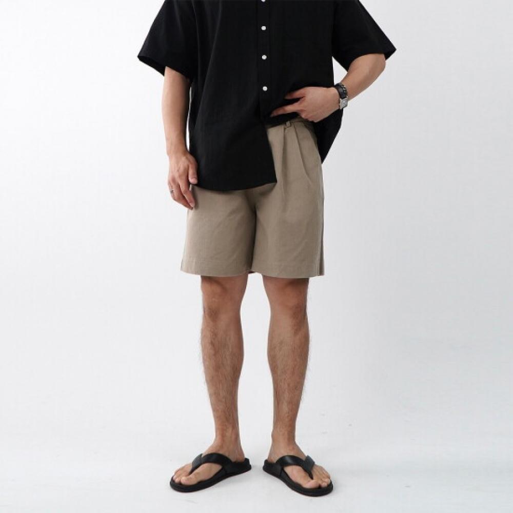 Onl Men S Pintuck Banding Bermuda pantS 6 Part Chino ShortS