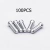 100pcs/Set Aluminum Bike Bicycle Brake Shifter Inner Cable Tips Wire End Cap