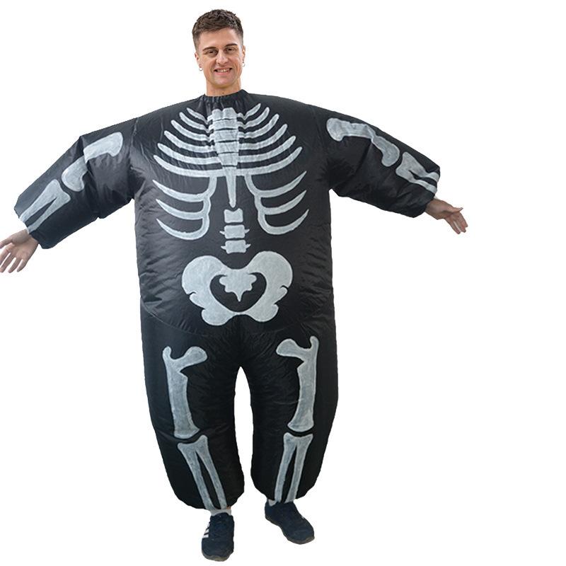 

Halloween Horror-Themed Orgy Party Cosplay Skeleton Cartoon Doll Funny Prop Skeleton Inflatable Suit One size fits all