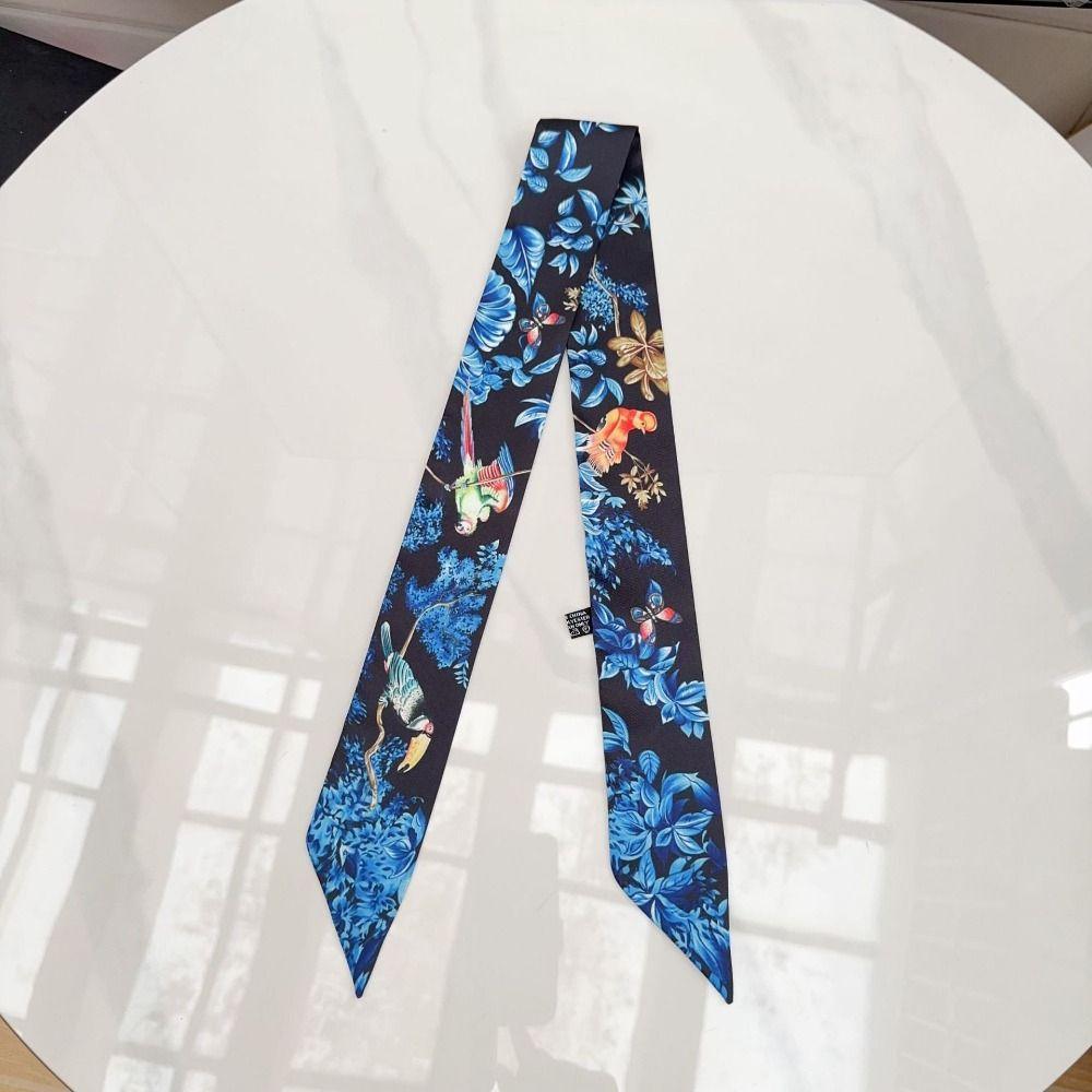 Silk Material Women Scarf Narrow Long Neck Scarves Fashion Neck Strap  Women Accessories