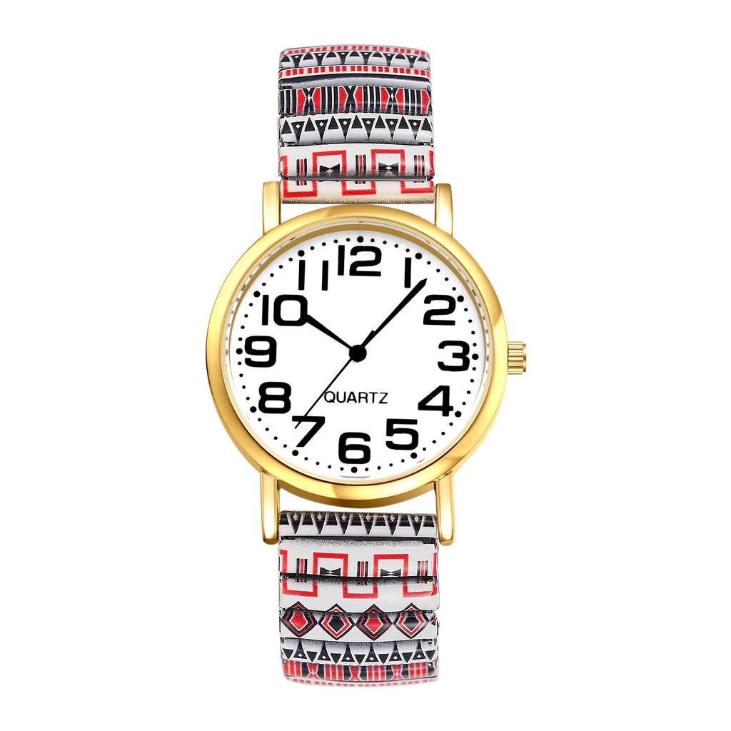 Cute Watch with a Flexible Bellows Stylish Analog One Size Fits Stainless Steel Quartz Fashion Accessory Perfect Gift for Bohemian-style Women's Band