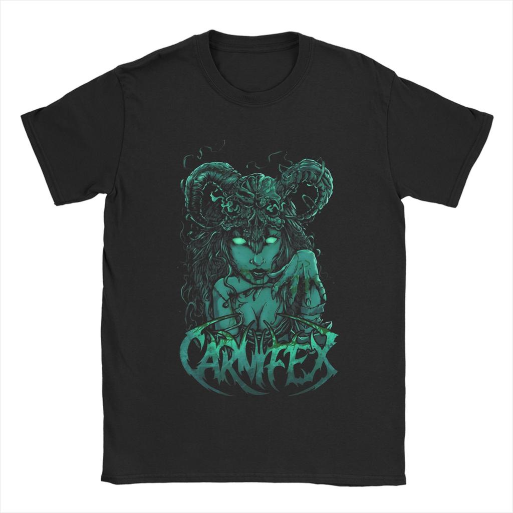 In Coalesce With Filth And Faith Carnifex Band TShirt Beach Popular T Shirts Unisex Pure Cotton Round Neck Oversize Clothing