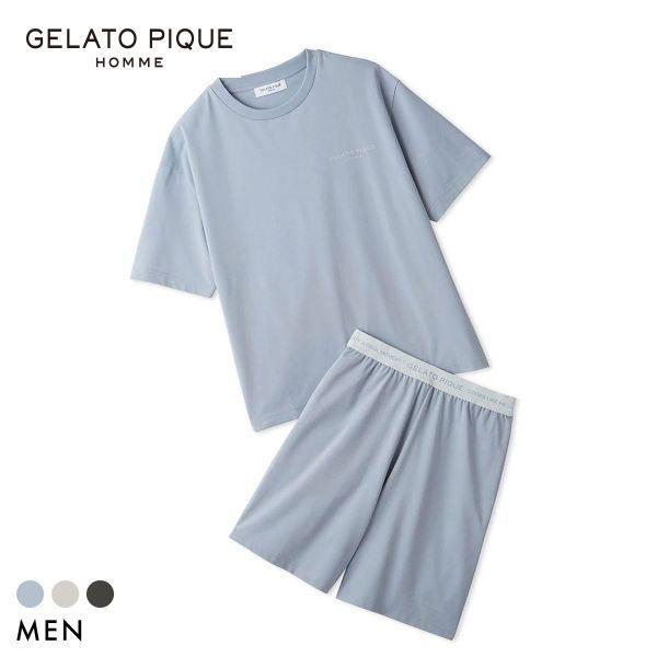 GELATO PIQUE HOMME Men s Cool Touch GIZA Cotton Jersey Set Top and Bottom Set GELATO PIQUE Room Wear GELATO PIQUE HOMME
