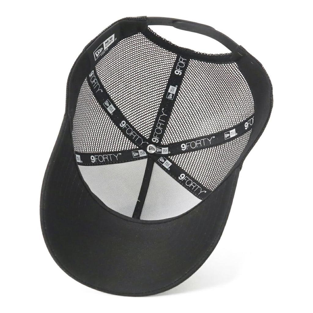 New Era New Era Kids Mesh Cap Box Logo YTH 940AFTR BOX LOGO TPU WHI BLK 14392039 NER36K2041 YOUTH9FORTYA-FRAME White/Black YOUTH52-56cm