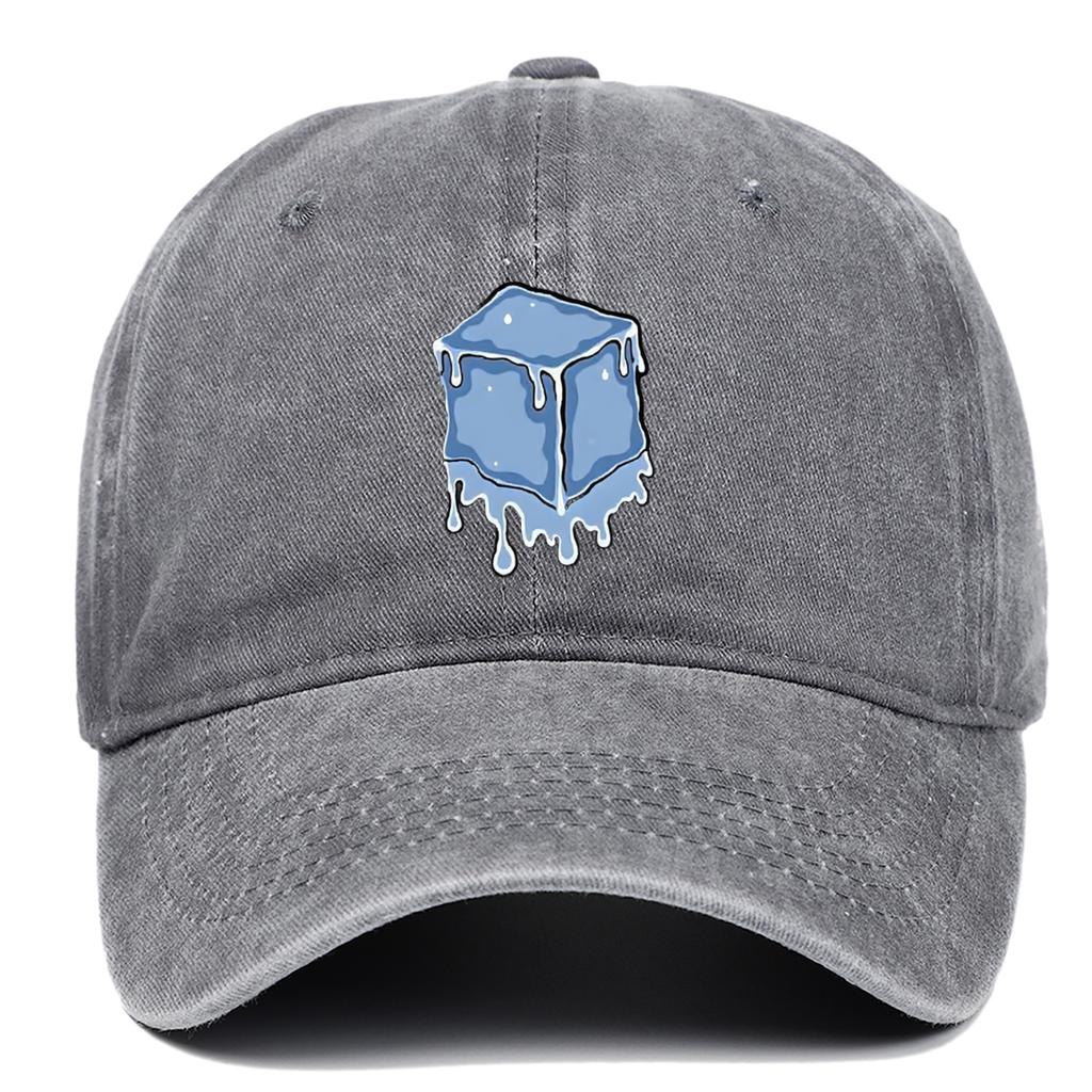 Suitable for daily wear in all seasons, baseball caps for men and women, ice block printed street casual hats adjustable