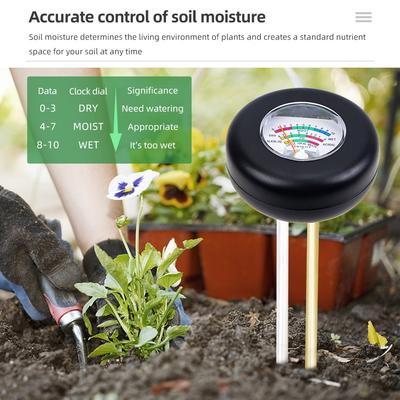 3 In 1 Soil Tester Humidity PH Meter With 2 Probes Soil Humidometer Probe Detector Watering Home Garden Measuring Tool