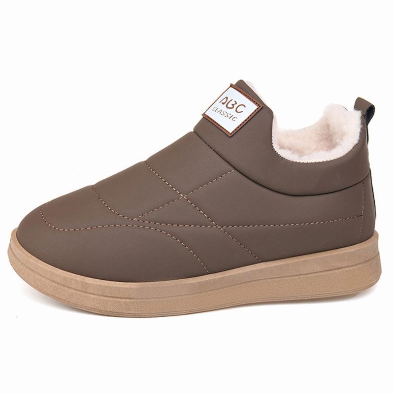 Winter new cold-proof snow boots, velvet warm thickened cotton shoes, light short boots