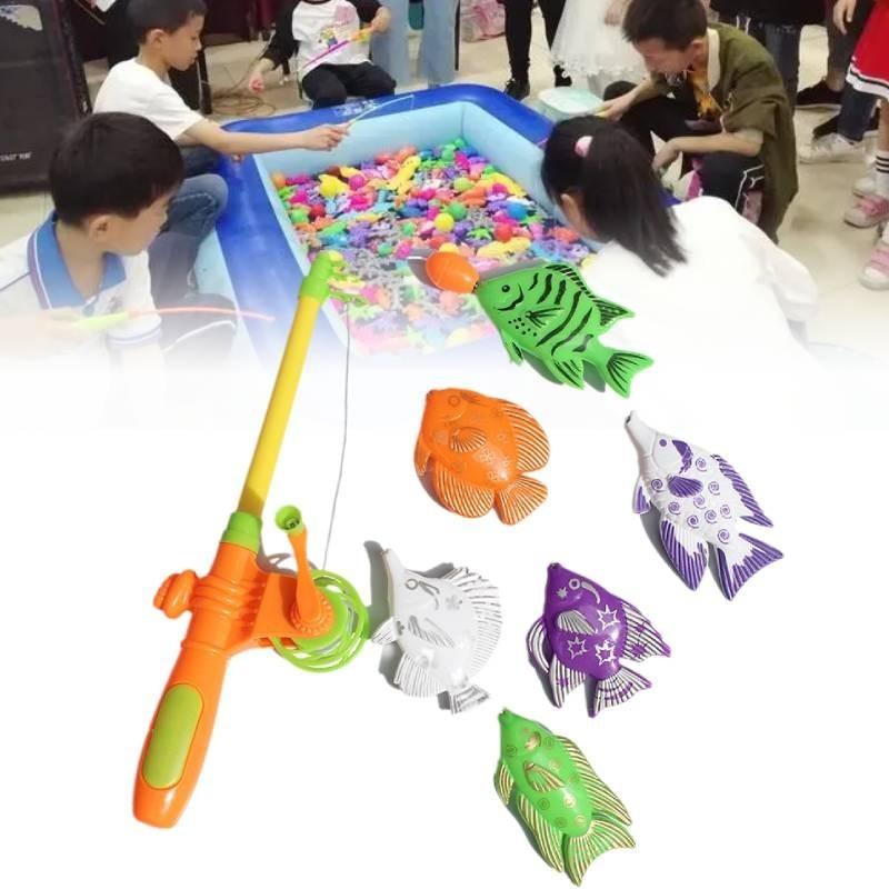 Magnetic Fishing Toy Set For Kids Summer Fun Durable Plastic Interactive Play