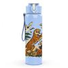1PC Vintage Tiger Bird Art 750ml Color Plastic Sports Water Bottle Leakproof Flip Straw Lid Suitable for Sports Office Home Use