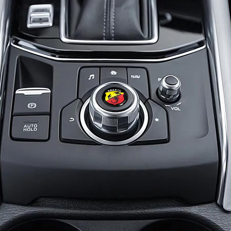 2/4/6 Stück Auto Türschloss Schlüsselloch Aufkleber Auto Schlüssel Aufkleber Emblem für FIAT Abbas Abarth 500 Panda Bravo Punto Tipo Linea Ducato Freemont