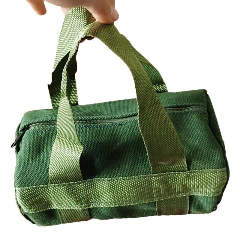 Heavy-Duty Canvas Round Tool Storage Bag