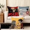 The End of the Fxxxing World Cushion Cover Silky Short Plush Home Sofa Cushion Cover - Invisible Zipper Home Decoration