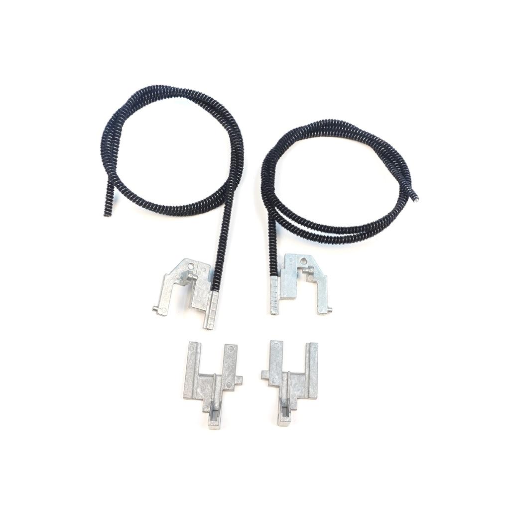 BSR674 Electric Sunroof Repair Track Drive Pull Bowden Cables Left and Right With Metal Mounting Bracket Hinges for Renault Megane MK1 Scenic MK1