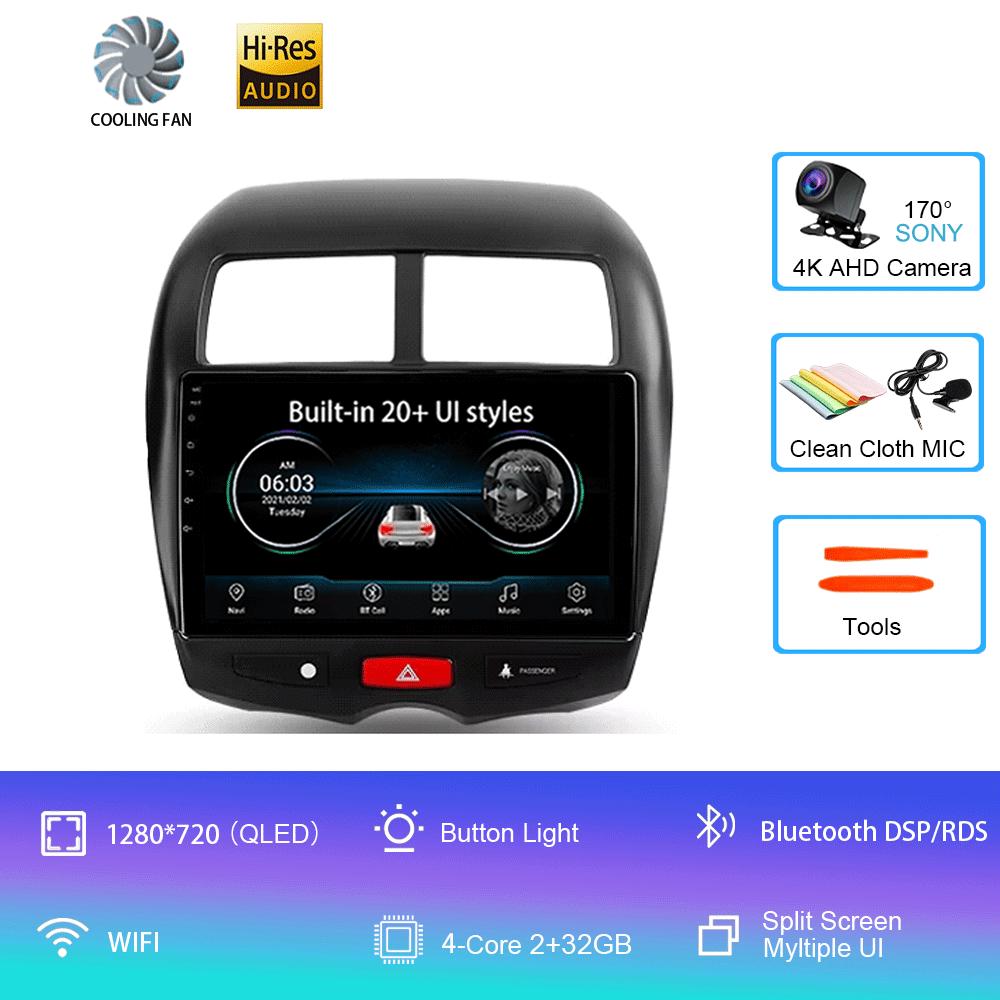 

Автомагнитола Android 14 для Mitsubishi ASX 1 2010 - 2016 Мультимедийный видеоплеер Навигационная стереосистема GPS Нет 2din 2 din dvd CHINA