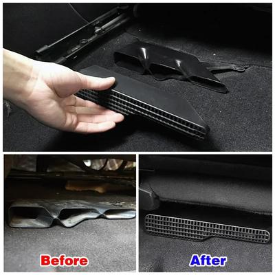 Under Seat Air Conditioner AC Duct Vent Outlet Grille Cover Case Frame Trim For Volkswagen VW Touareg 2011 2017 Anti Debris