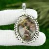 925 Sterling Silver Oval Eudialyte Gemstone Ethnic Trendy Sister Pendant Jewelry