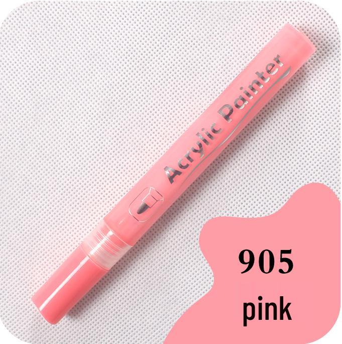 Guan Na 48-Color Waterproof Acrylic Markers for Ceramic, Stone, Graffiti & Coloring