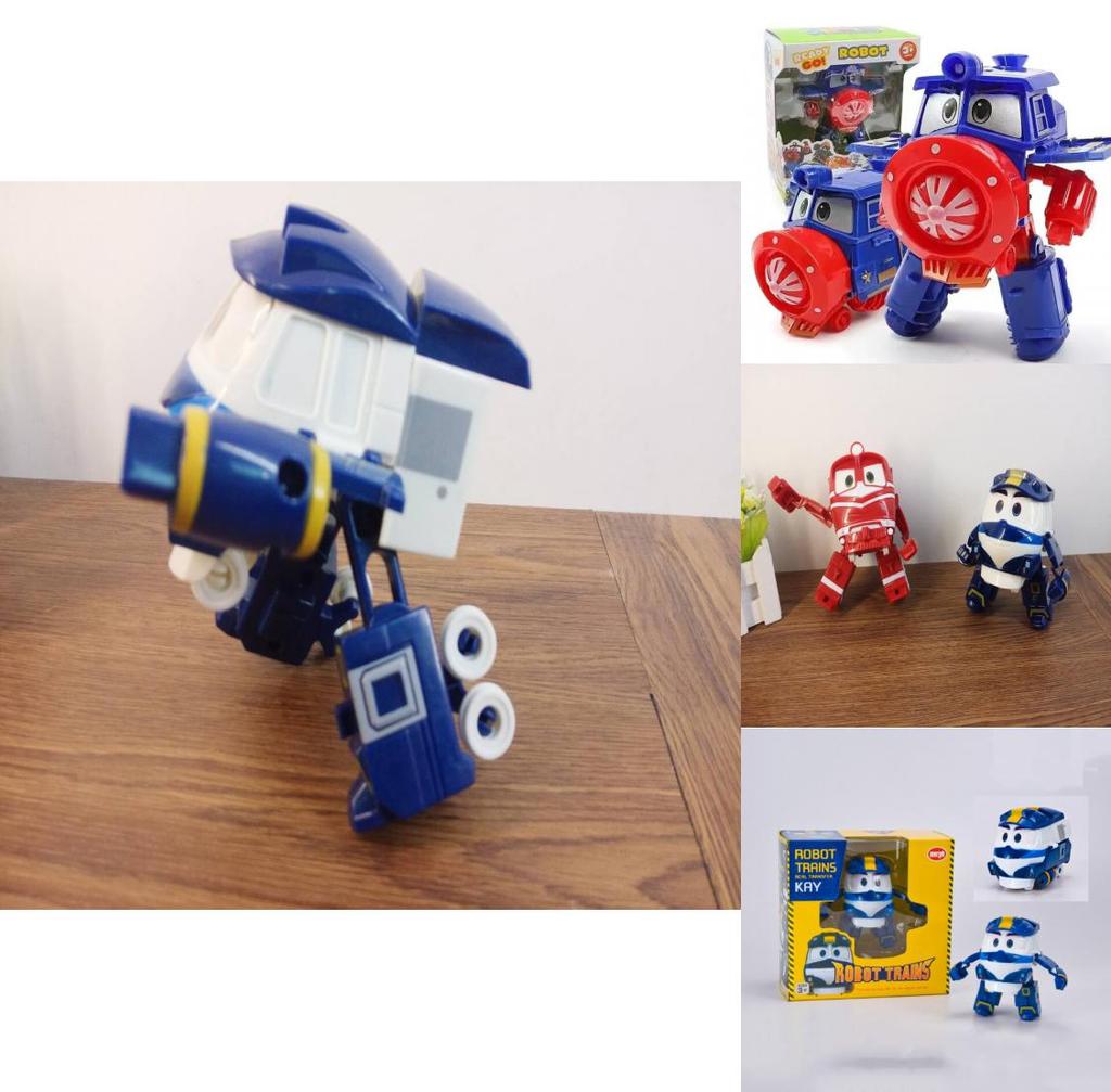 Robot Trains Rt Kay Transformer Train Figure Korean Animation Toy For Kids