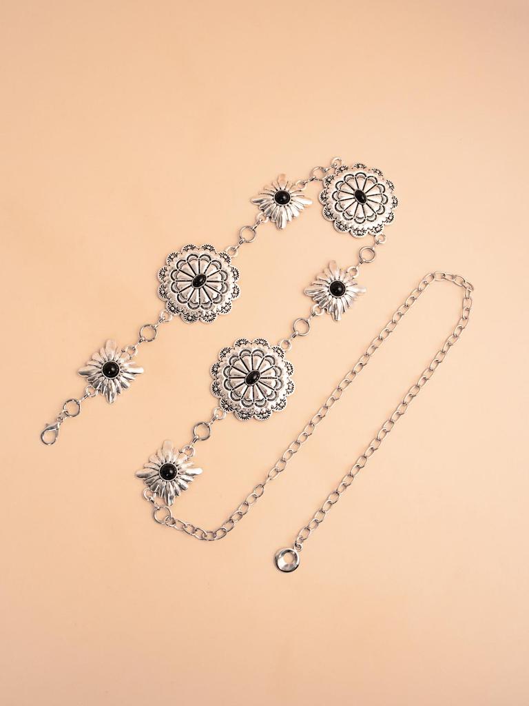 Songhua Stone Ethnic Style Ladies Fashion Waist Chain Accessory