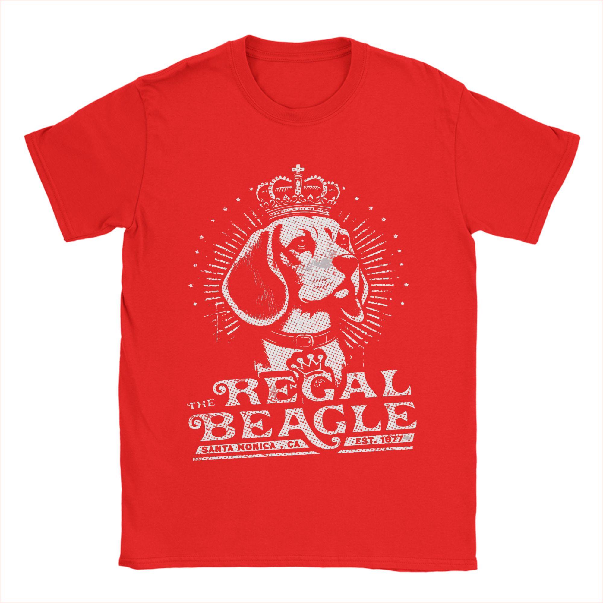 Leisure The Regal Beagle TShirt for Men Round Neck Pure Cotton T Shirt Short Sleeve Tees Printed Tops S
