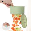 Solid Plastic Over Sink Dish Drying Rack Water Draining water Basket For Dishwashing Tools Organization And Vertical Storage