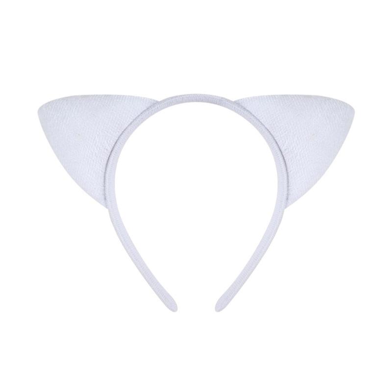 

Модная повязка на голову с ушками, мягкий полиэстер, аксессуары для костюма, косплея, удобный головной убор для повседневной носки и вечеринок