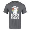 This Is Boo Sheet T-shirt Funny Halloween Ghost Humor Shirt