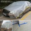Car Cover, 2.74x3.66m Transparent Dust Proof  or for Vehicle Furniture, with HDPE Material for Travel Picnic