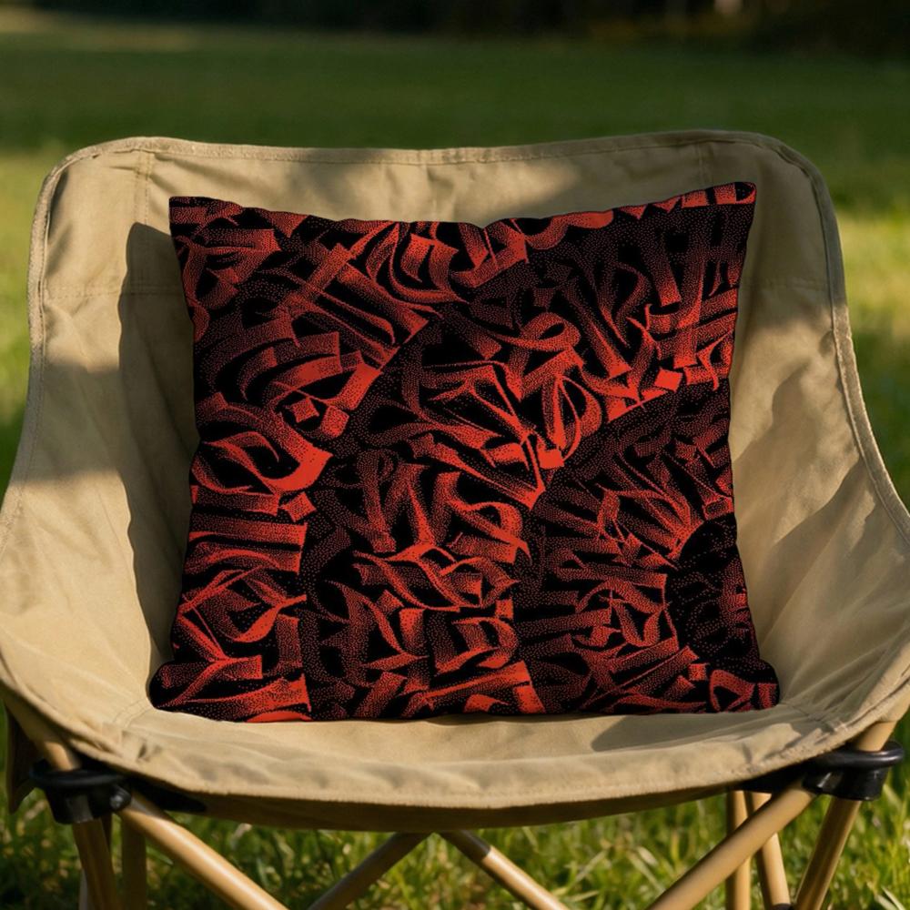 PPokras LLampas Art Cushion Cover Soft Reversible  Durable Pillow Cover  MultiScene Use for Home  Car Daily Comfort 30X30cm