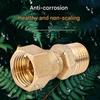 4 Inch Brass Water Heater Fitting Solar System Elbow Connector With Quick Installation For Home Plumbing
