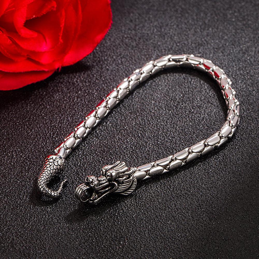 Retro Faucet Bracelet Unisex Electroplated Platinum Box Bracelet Trendy Jewelry