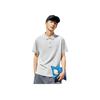 Anta Quick-Dry Casual Outdoor Short Sleeve Polo Shirt Men Tops Chip-Gray 152428105-2