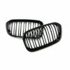Glossy Black Front Kidney Grill Grille For BMW 1 Series F20 F21 LCI 120i 2015 2016 2017 Car Front Bumper Grilles Racing Grills