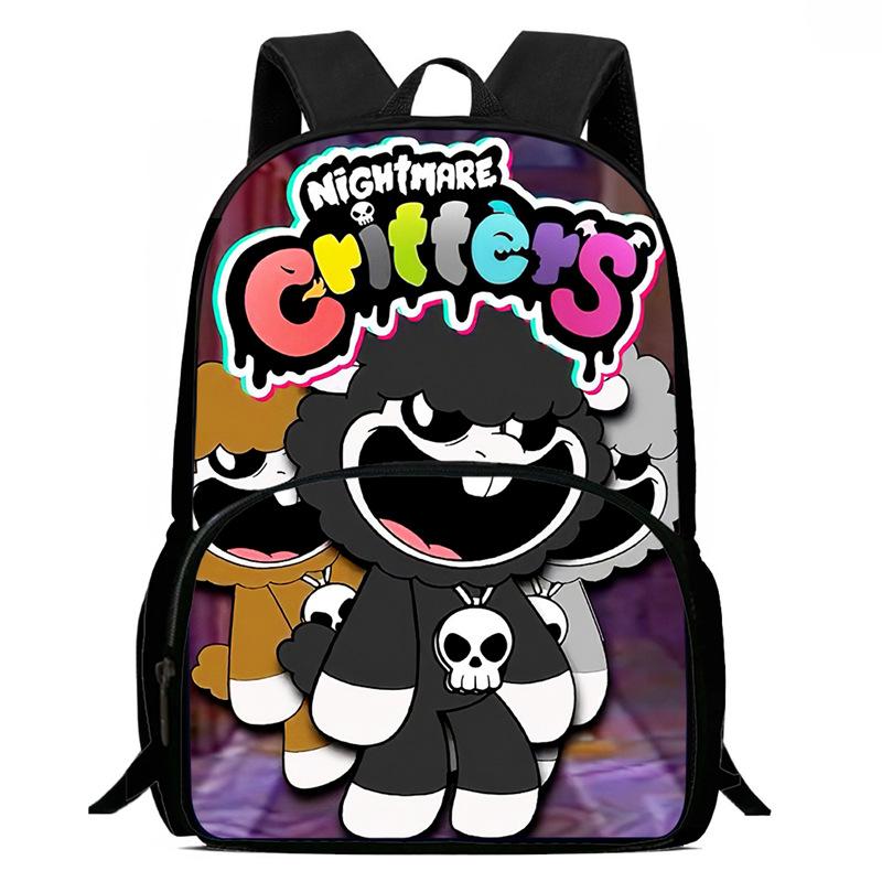 Lachende Crittersnig Htmare Peripherie Anime Rucksack Herren- Und Damen-Schultaschen