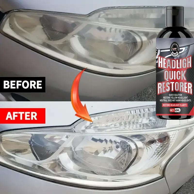 Headlight Restoration Paste - Scratch Remover, Headlight Polishing and Restoration - Restores Clarity, Enhances Brightness