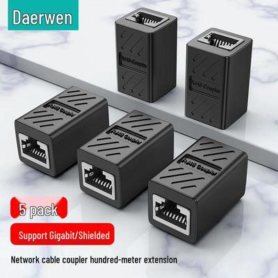 DOREWIN RJ45 Gigabit Ethernet Kabel Forlænger Stik