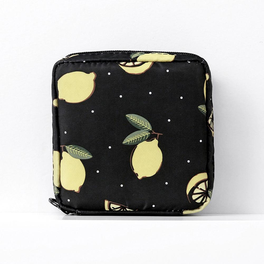 Portable Sanitary Pads Bag Large Capacity Travel Cosmetic Napkin Storage Pouch