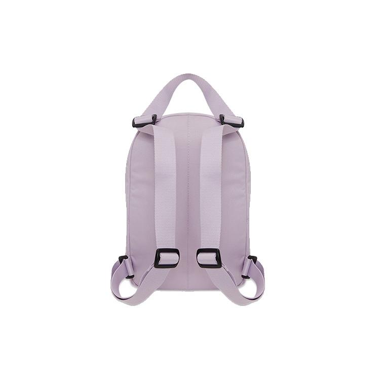 New Converse Polyester Backpack Small Women's Gray Purple 10019902-A13